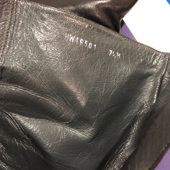 πHPπ New! Stuart Weizmann Black Platform Boots Size 7.5 - Picture 7 of 10